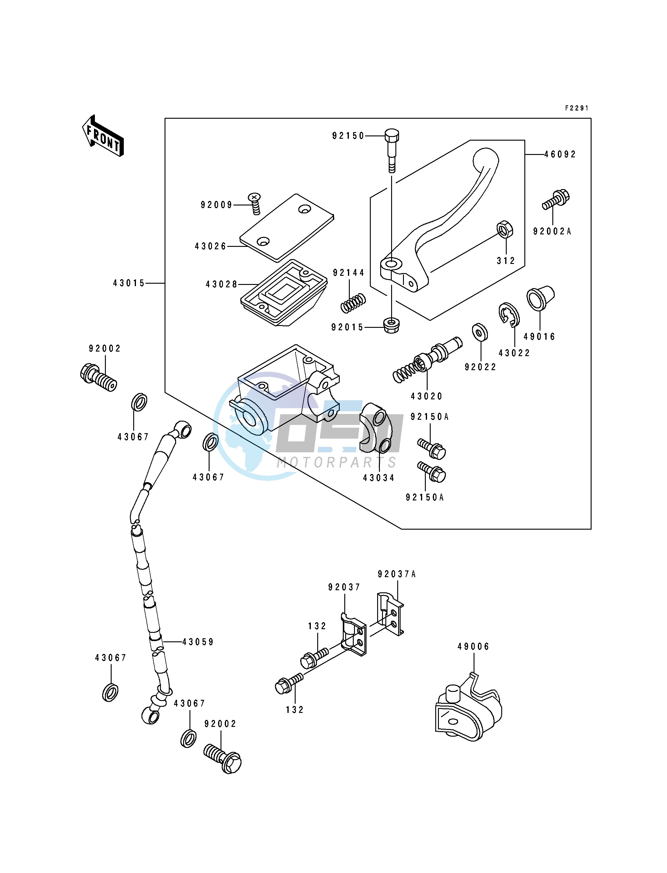 FRONT MASTER CYLINDER