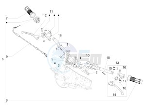 Primavera 50 2T (EMEA, APAC) drawing Handlebars - Master cil.