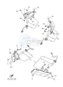 XP500 TMAX T-MAX 530 (2PW1) drawing FLASHER LIGHT