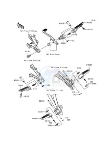 NINJA_ZX-6R ZX636EEF FR GB XX (EU ME A(FRICA) drawing Footrests