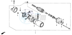 CBR600F3 drawing STARTING MOTOR