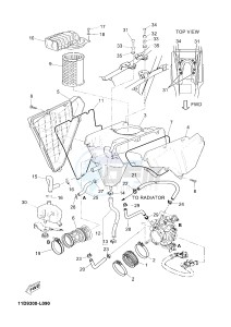 XT660Z TENERE (2BD7 2BD7 2BD7) drawing INTAKE