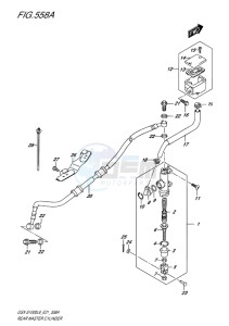 GSX-S1000 EU drawing REAR MASTER CYLINDER