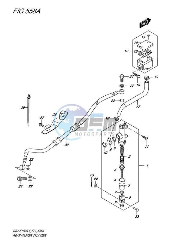 REAR MASTER CYLINDER