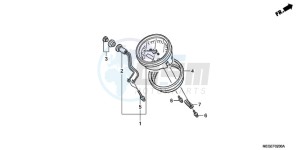 VT750C9 Ireland - (EK / MK) drawing METER