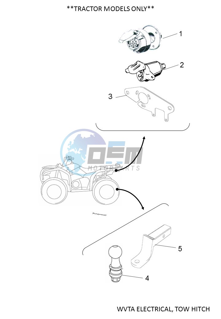 WVTA ELECTRICAL, TOW HITCH