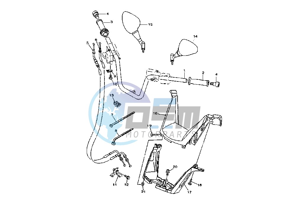 STEERING HANDLE -CABLE