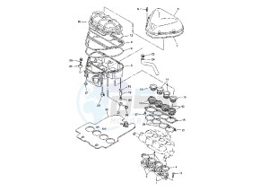 YZF R6 600 drawing INTAKE