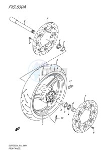 GSR750Z EU drawing FRONT WHEEL