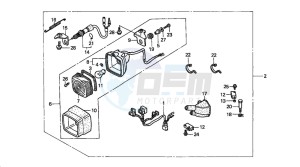 TRX450ES drawing STOP LIGHT SET