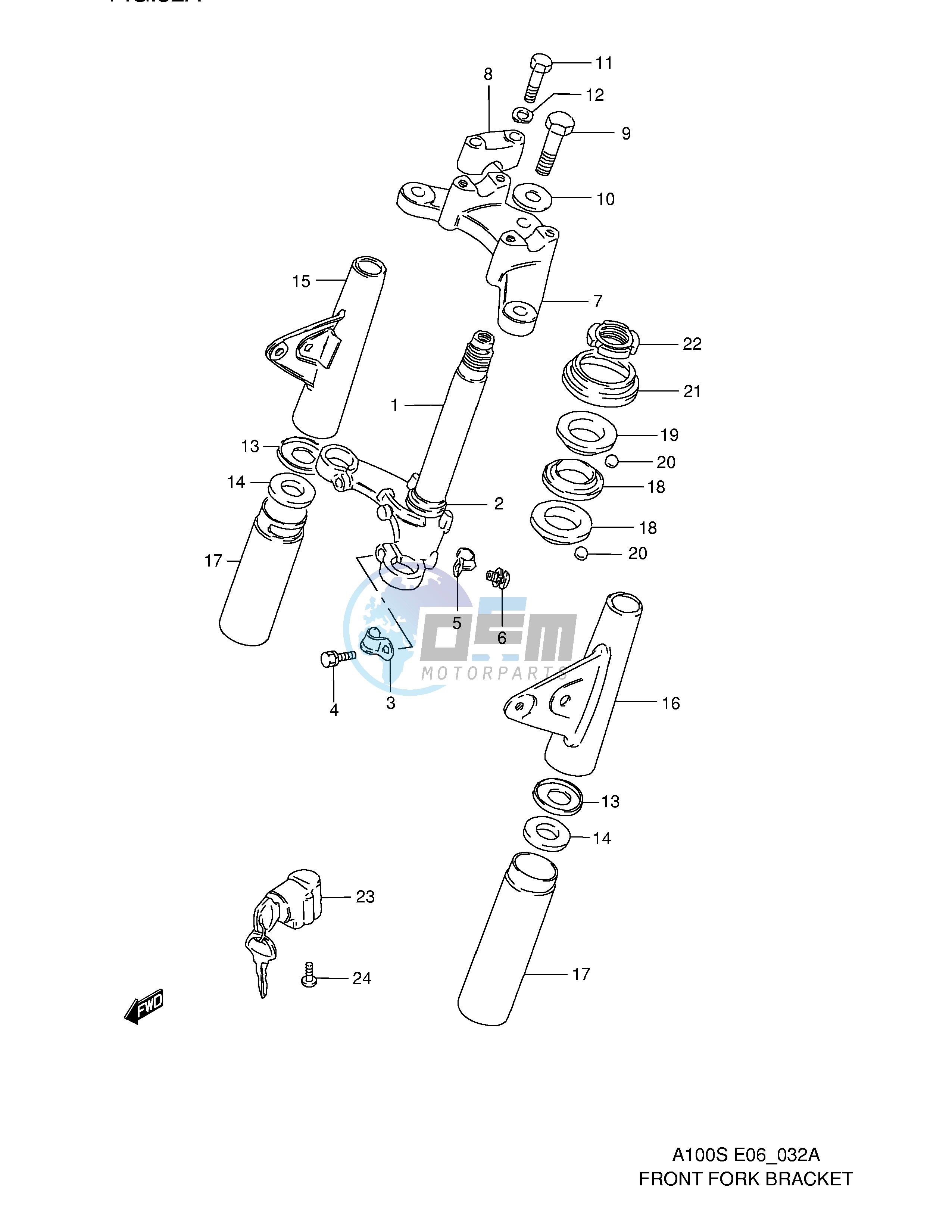 FRONT FORK BRACKET