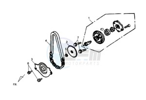 FIDDLE II 125 drawing OILPUMP