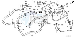 GL18009 SI / AB NAV - (SI / AB NAV) drawing WATER PIPE