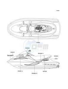 JH 1100 B [ULTRA 130] (B1-B4) [ULTRA 130] drawing DECALS-- JH1200-B4- -