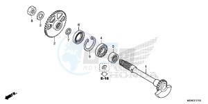 CRF450RG CRF450R Europe Direct - (ED) drawing BALANCER