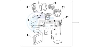 NT700VB drawing MC NAVI UNIT KIT