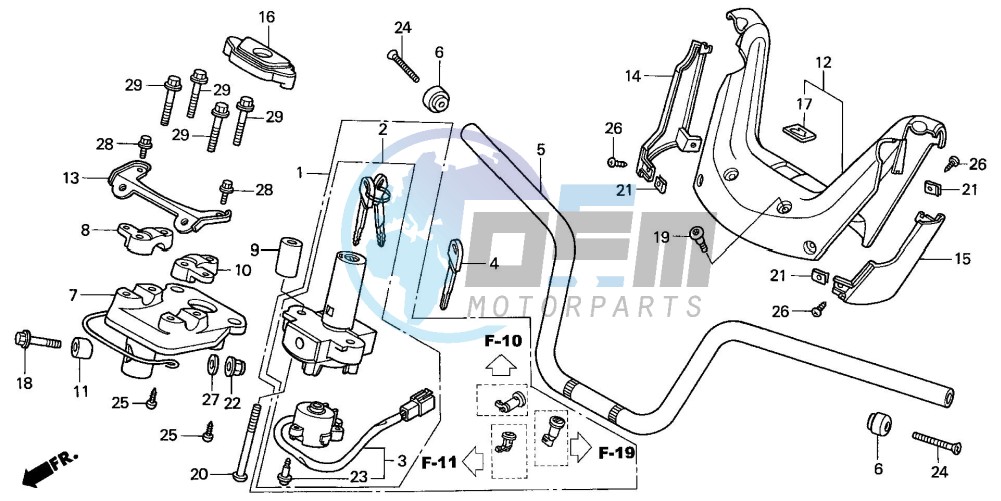 HANDLE PIPE/HANDLE COVER (NSS2501/NSS250A)