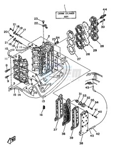 70B drawing CYLINDER--CRANKCASE