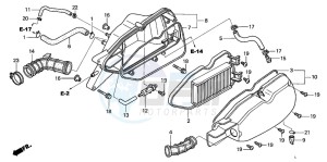 SCV100 LEAD drawing AIR CLEANER