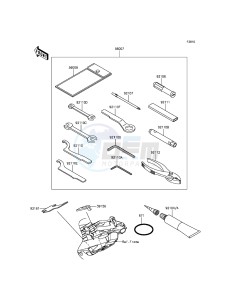 NINJA 250SL ABS BX250BGF XX (EU ME A(FRICA) drawing Owner's Tools