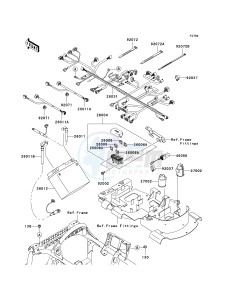 KVF 750 B [BRUTE FORCE 750 4X4 HARDWOODS GREEN] (B1) B1 drawing CHASSIS ELECTRICAL EQUIPMENT