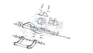 GP1 LOW SEAT - 250 CC VTHPT1B1A EU3 drawing BRACKET ENGINE MOUNT