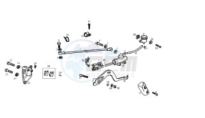 SENDA SM X-TREM 2A EDIZIONE - 50 CC VTHSR2C1A EU2 2A EDIZIONE drawing REAR BRAKING SYSTEM