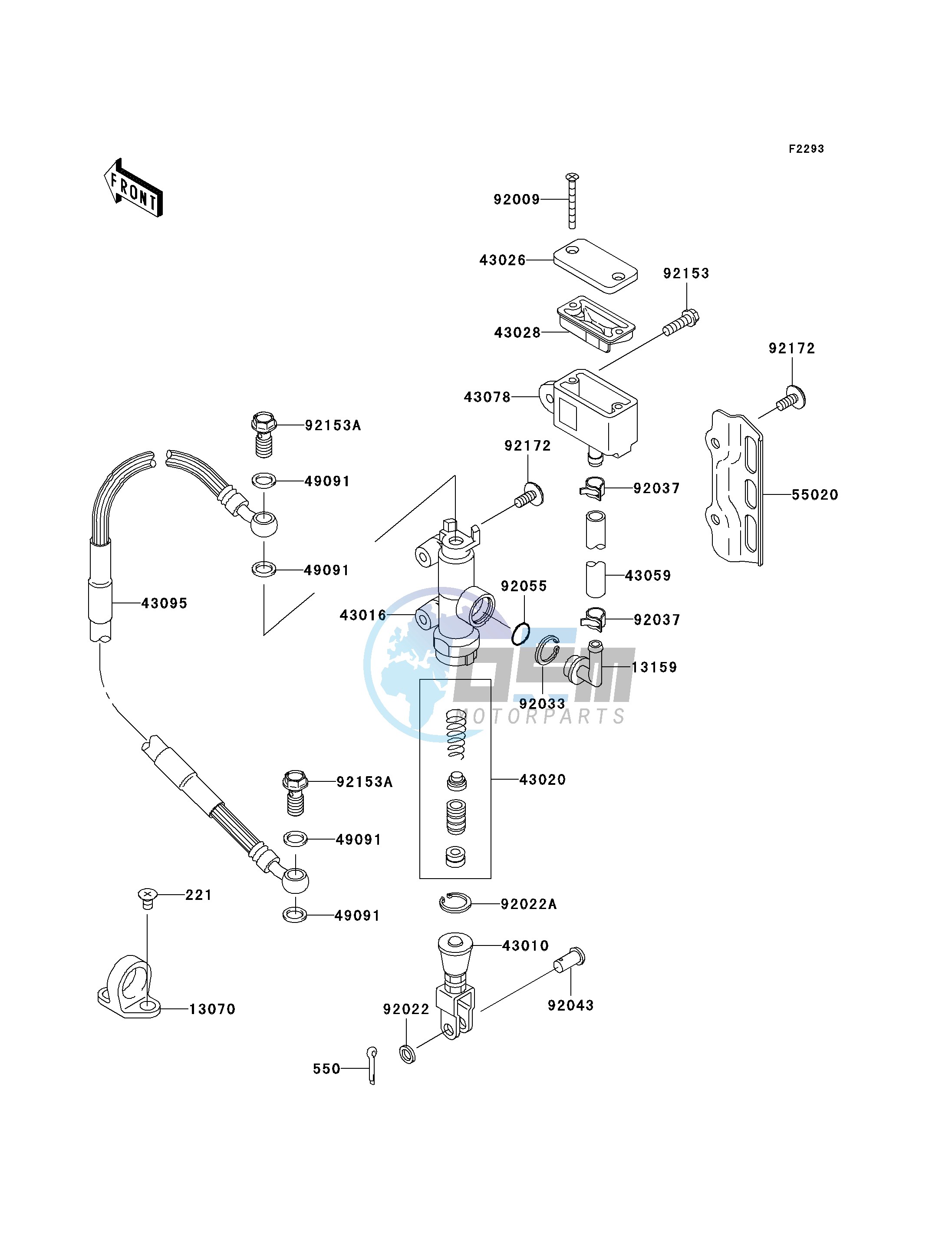 REAR MASTER CYLINDER