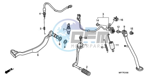 PEDAL/SIDE STAND