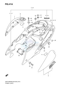 GSX1300R (E3-E28) Hayabusa drawing FRAME COVER (MODEL K9)