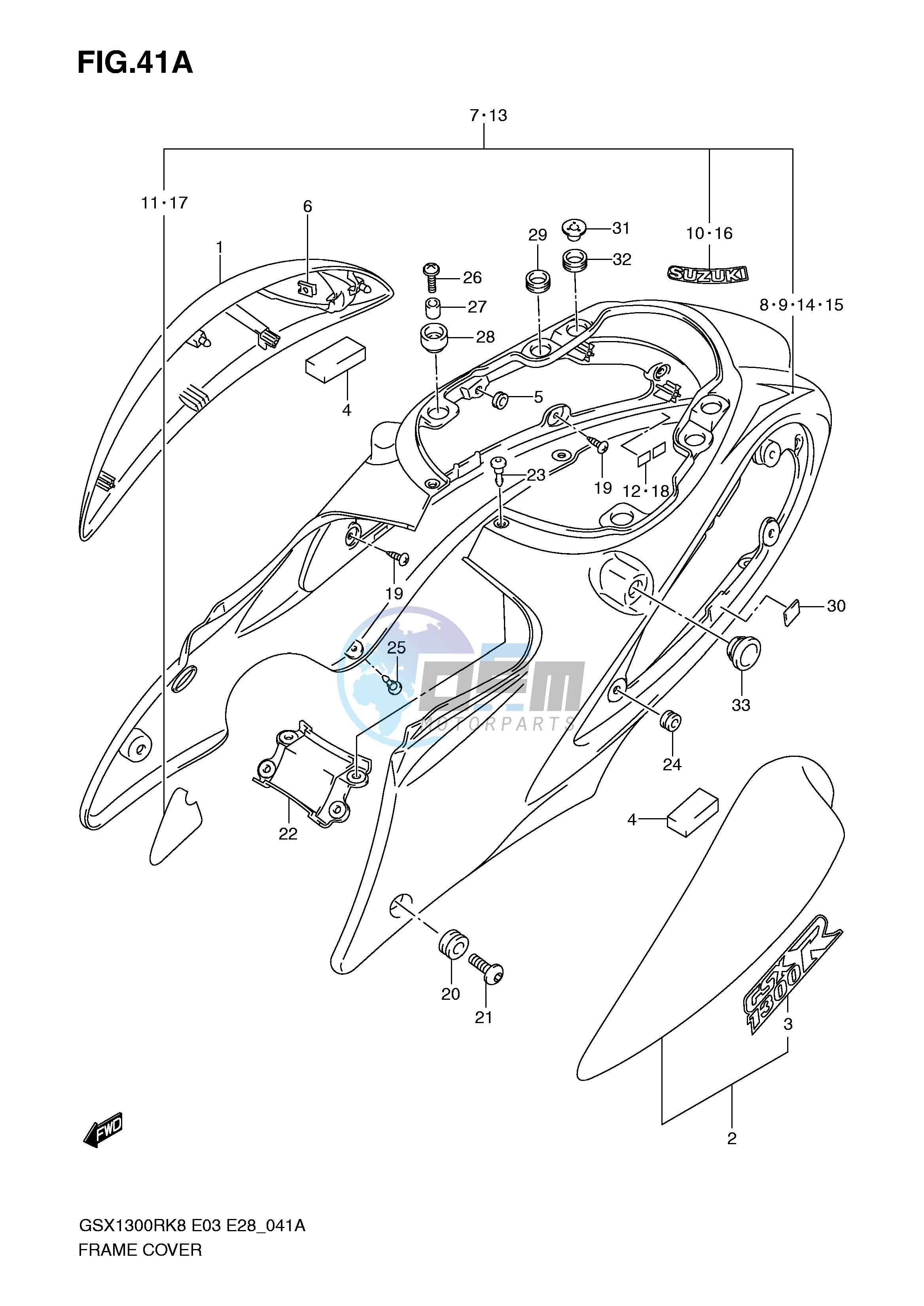 FRAME COVER (MODEL K9)