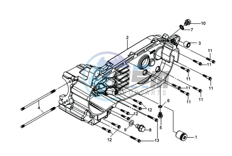 CRANKCASE LEFT