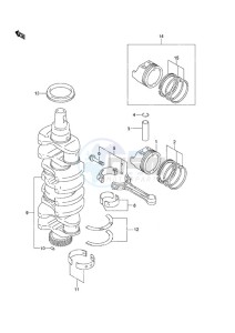 DF 115A drawing Crankshaft