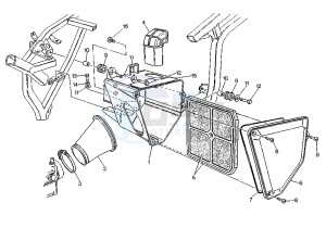 SUPERCITY 125 drawing AIR CLEANER