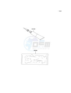 KSF 50 A [KFX50] (A6F) A6F drawing GASKET KIT