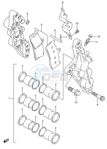 GSX-R750W (E28) drawing FRONT CALIPERS (MODEL S)