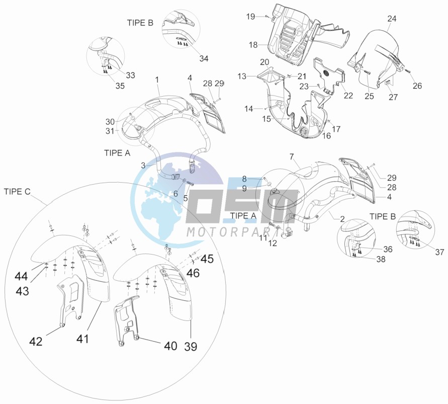 Wheel housing - Mudguard