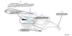 VT750C2BE Shadow - VT750C2B-E UK - (E) drawing EMBLEM (VT750C2B/ C2S)