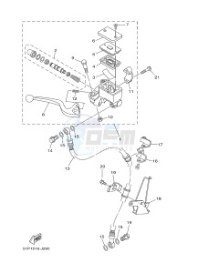 YBR125ED (51D3) drawing FRONT MASTER CYLINDER