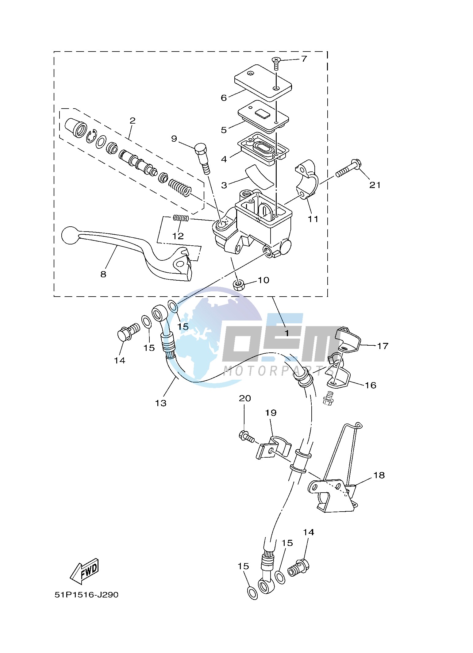 FRONT MASTER CYLINDER