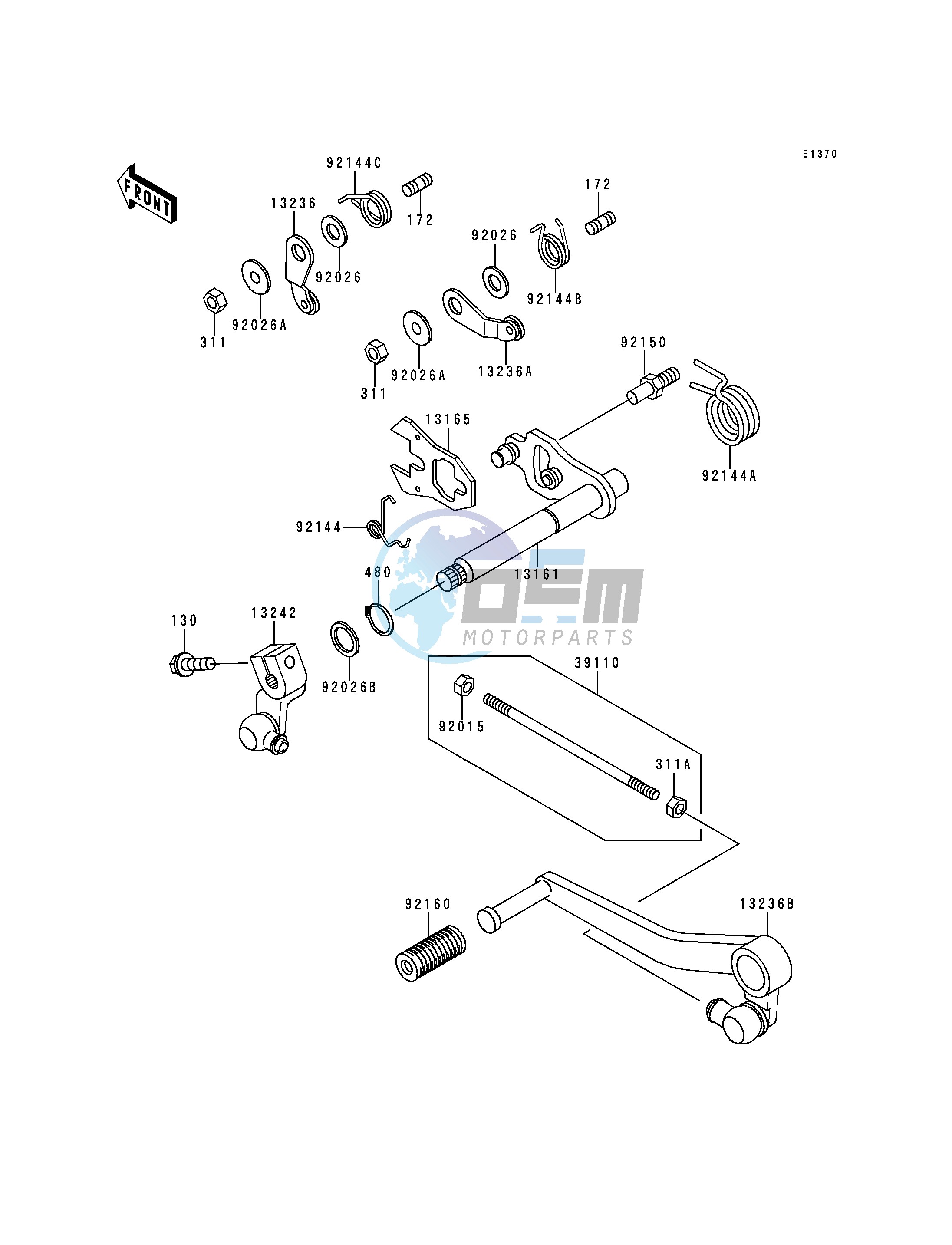 GEAR CHANGE MECHANISM