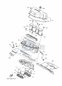 MT-10 MTN1000 (B67J) drawing INTAKE