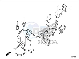 CRF125FBH Europe Direct - (ED) drawing WIRE HARNESS