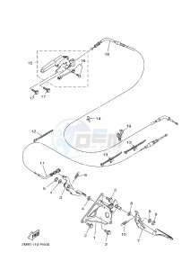 YXE700E YXE70WPHG WOLVERINE R-SPEC EPS HUNTER (2MB7) drawing PEDAL WIRE