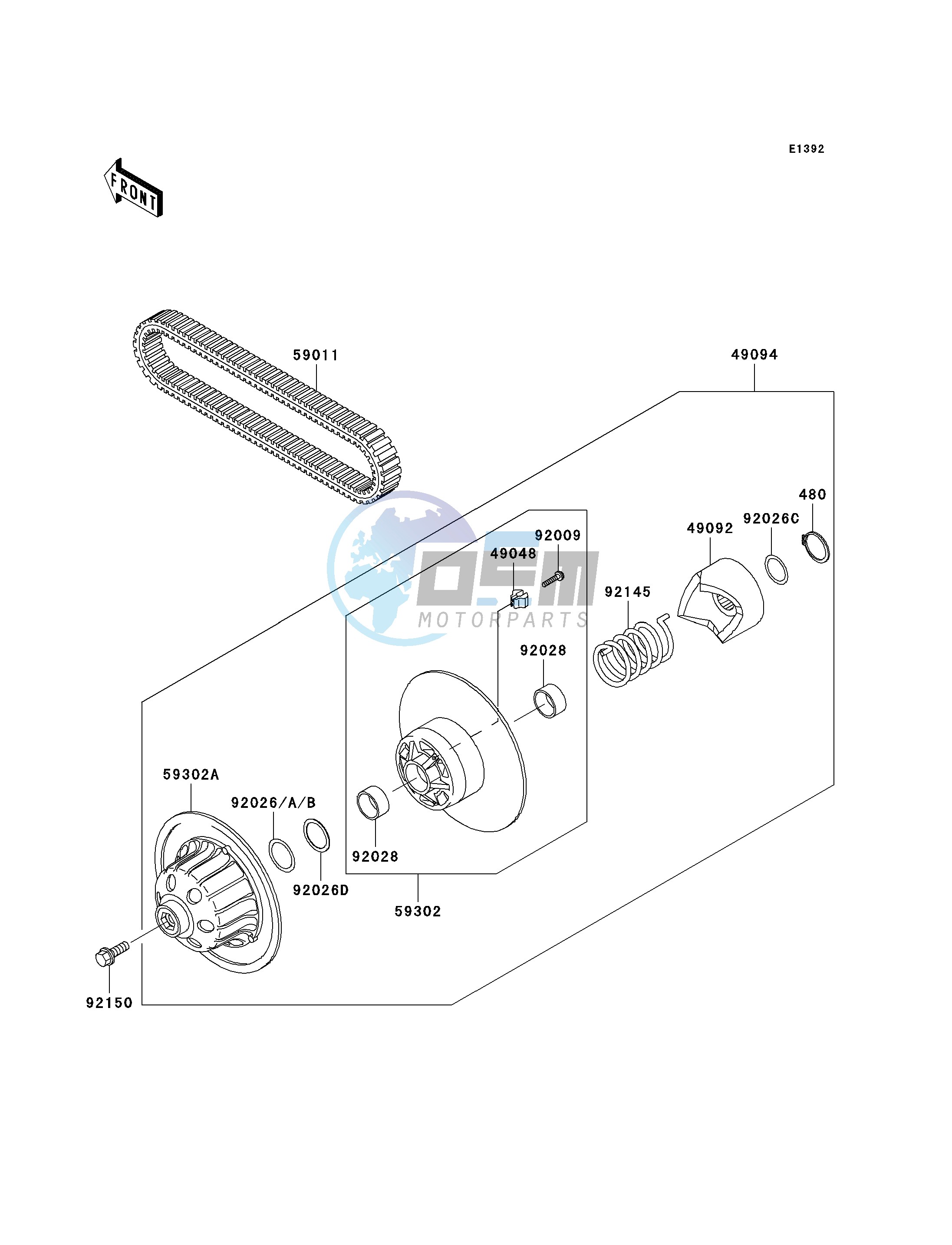 DRIVEN CONVERTER_DRIVE BELT