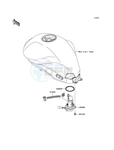 ER-6N ER650CBF GB XX (EU ME A(FRICA) drawing Fuel Pump