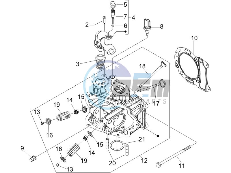 Head unit - Valve