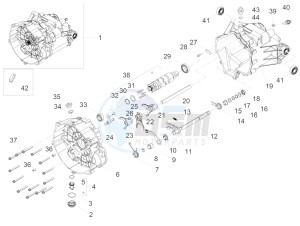 V9 Bobber 850 (APAC) drawing Gear box / Selector / Shift cam