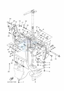 F300UCA drawing FRONT-FAIRING-BRACKET