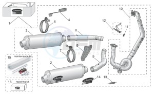 Tuono 1000 drawing Acc. - Performance parts III